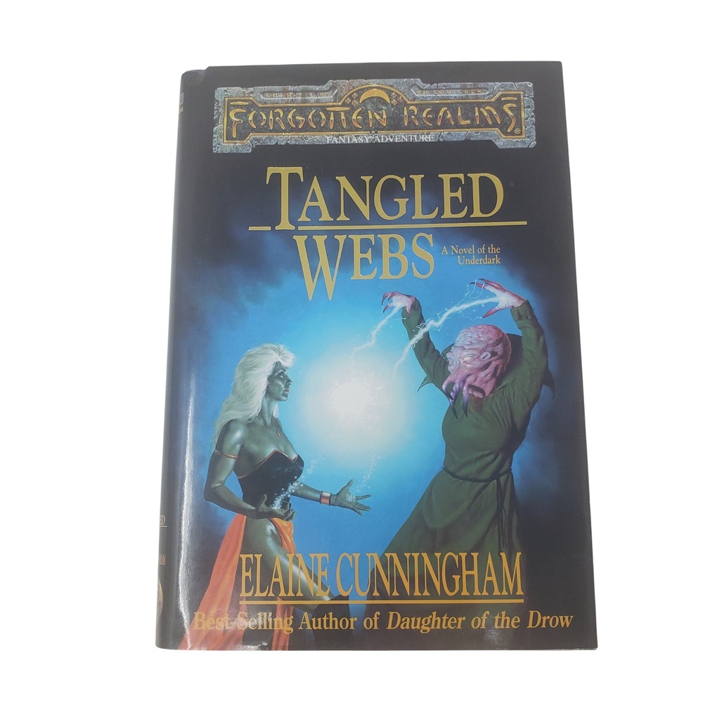 Forgotten Realms Tangled Webs Elaine Cunningham Hardcover 1st Printing 1996 D&D